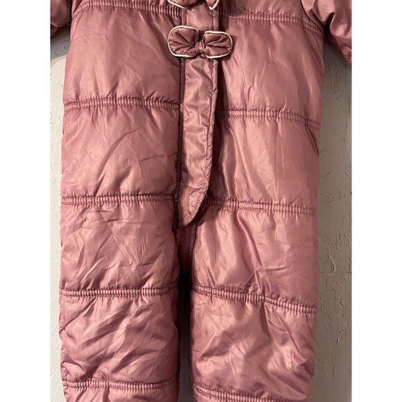 First Impressions Baby Snowsuit Pink Hooded One-Piece 18 Months Bodywarmer - Picture 16 of 16